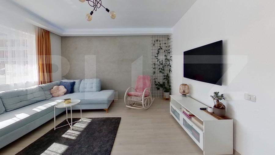 Apartament 2 camere, 55 mp, parcare și încălzire în pardoseală – Sânpetru