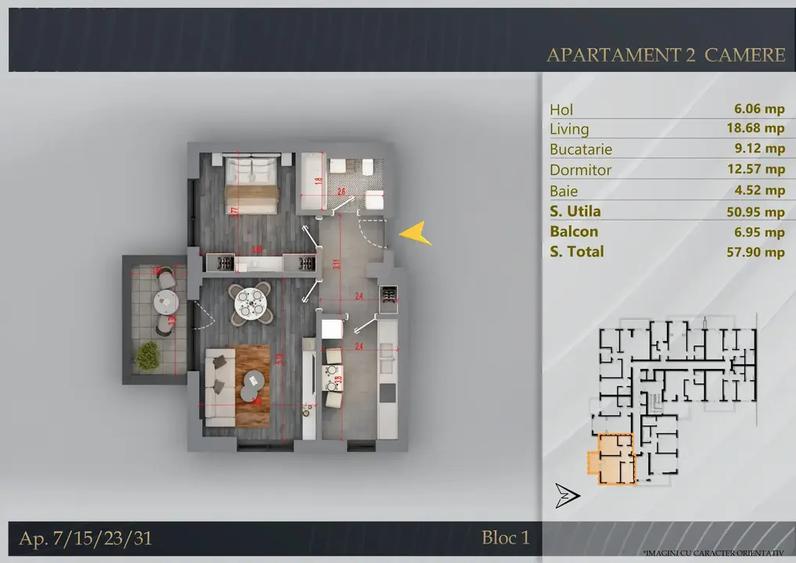 Apartamente 2 camere | Ansamblu boutique | Facilitati Premium