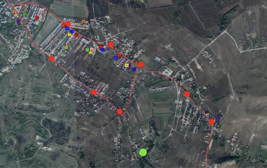 Teren de vanzare in Borhanci, 365 mp, front de 17m