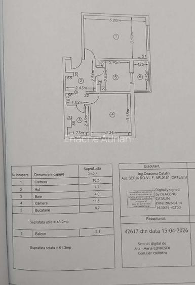 Vand partament 2 camere - Centrala Termica, Bloc anvelopat - 9