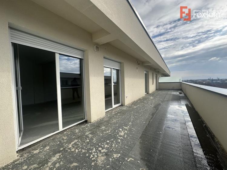 Apartament cu 2 camere, decomandat + terasa de 41 mp, in zona Aradului