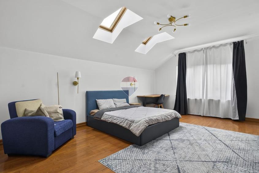 Casă 5 dormitoare si teren 725 mp de închiriat în zona Gradiste
