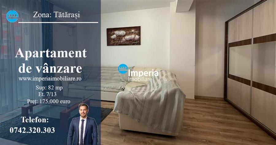 Apartament 3 cam, decomandat, de vanzare zona Tatarasi - Bld Chimiei
