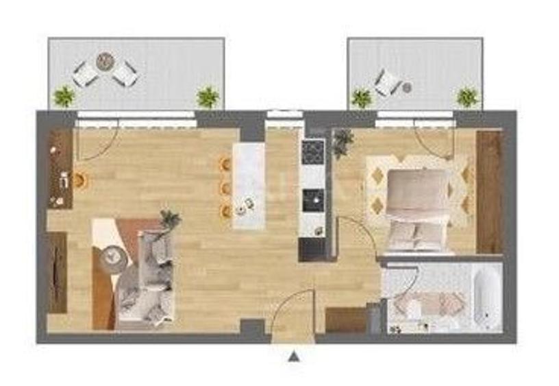 Apartament semifinisat-Dambul Rotund