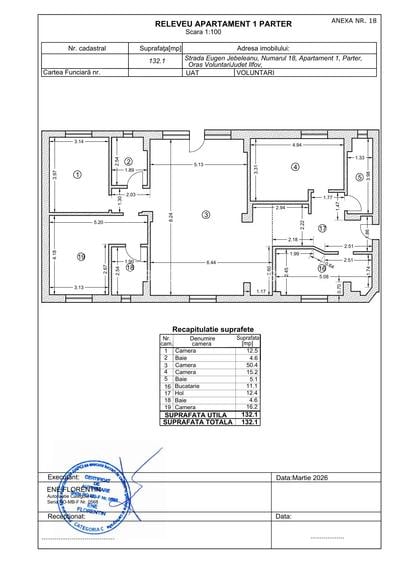 Apartament 4 camere, spațios, în bloc nou, finalizat în 2025, Pipera - 14
