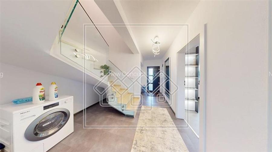 Casa în Cristian, Sibiu — Constructie 2025, Mobilat Rovere