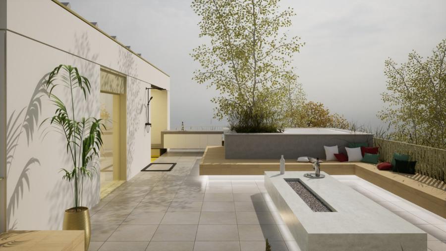 Ap cu 3 camere, 100mp de gradina, LIFT, piscina, 2 parcari sub, Europa