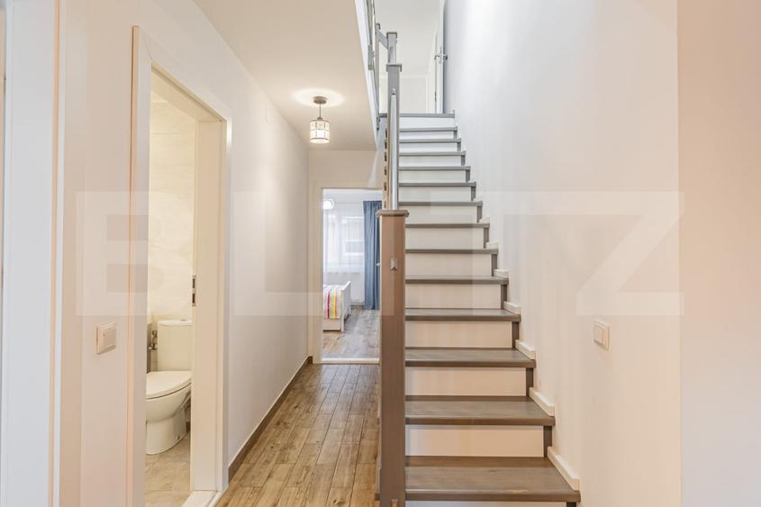 Casa moderna 3camere si mansarda amenajata in zona linistita Tarlungeni