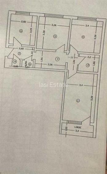 Apartament 3 camere in cartier Alexandru cel Bun