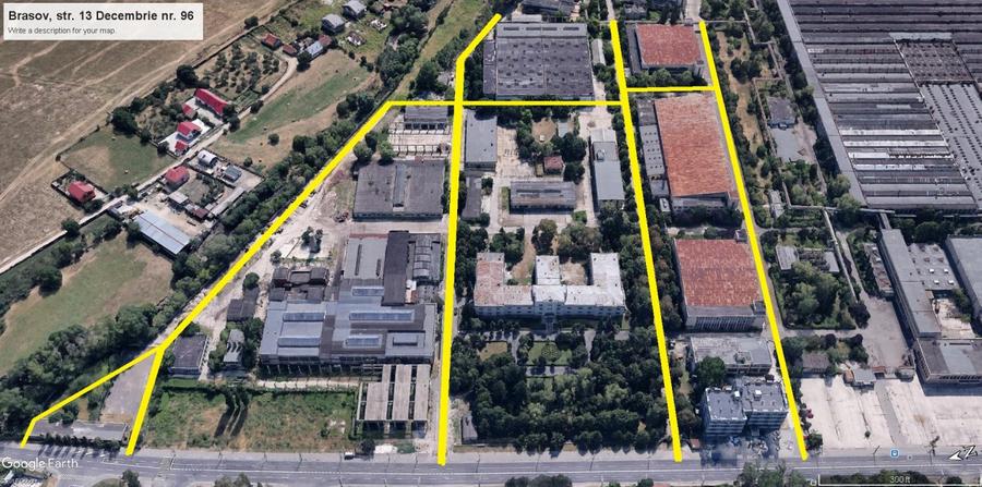 Propietar teren 90.000 mp str.13 decembrie nr.96 Brasov (Rulmentul)