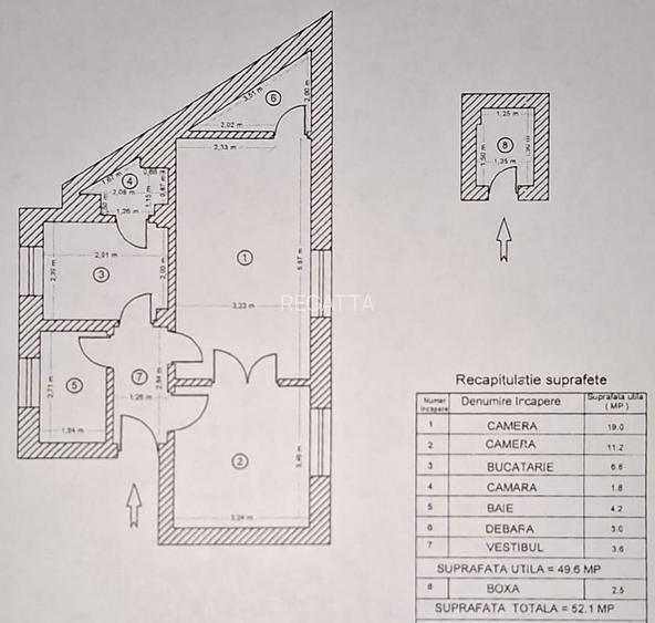 Apartament 2 camere de vanzare zona Piata Universitatii, Bucuresti - 1