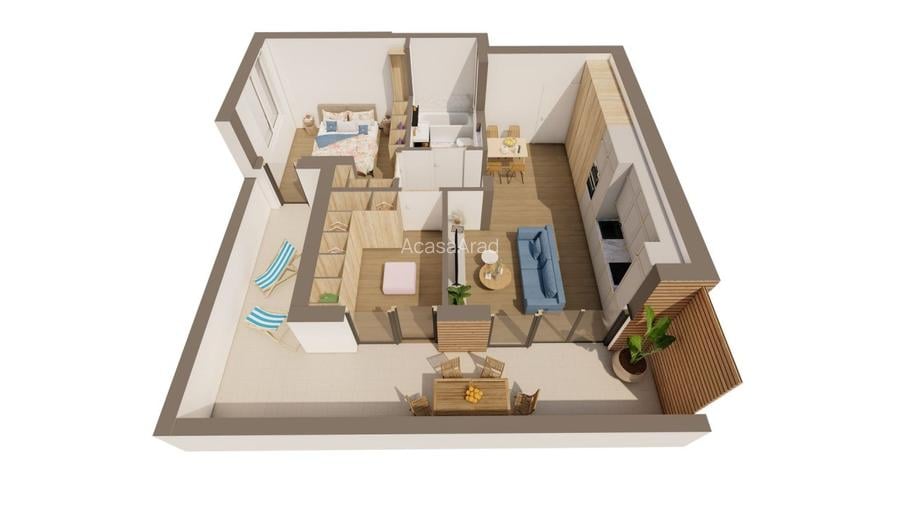 Penthouse NOU 2 camere ARED RED9 - Comision 0% - 6