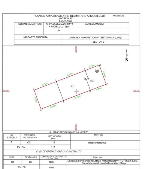 Vatra Luminoasa, Spital Monza, casa P+1+M, 152 mp construiti, imobil din 2005, - 1