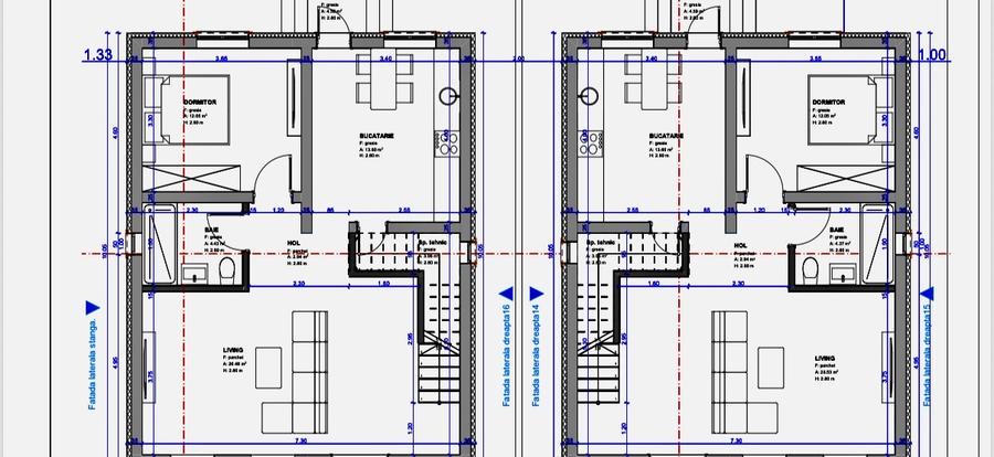 Casa individuala, 4 camere, 100 mp utili, 372 mp teren - Sanandrei