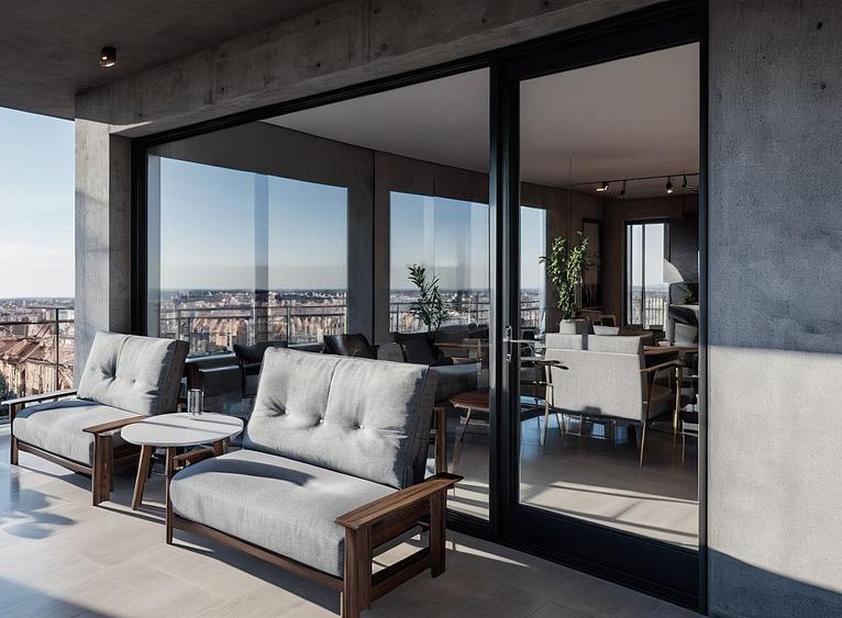 Berlin 5 Un etaj doar pentru tine – penthouse boutique în Tomis Plus
