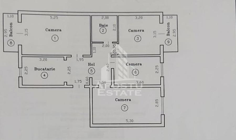 Apartament 4 camere de vanzare, boxa, Zona Lipovei, Timisoara