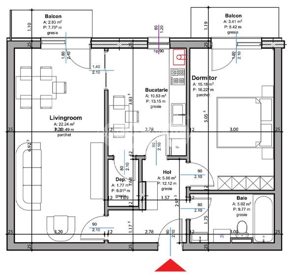 TVA inclus | Apartament 2 camere Pitesti | Zona Stadion - 7