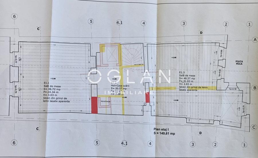 Cladire comerciala S+P+2E+M, PIATA MICA - Sibiu