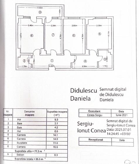 mobilat, direct propietar, balcon inchis, Parcare SUBTERANA - 7