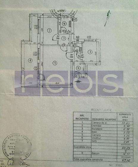 VANZARE 2 CAMERE SEMIDOROBANTI DOROBANTI - 22
