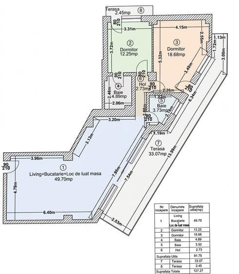 Apartament 3 camere 92mp +35mp terase | 0 comision | Pipera Emil Garleanu