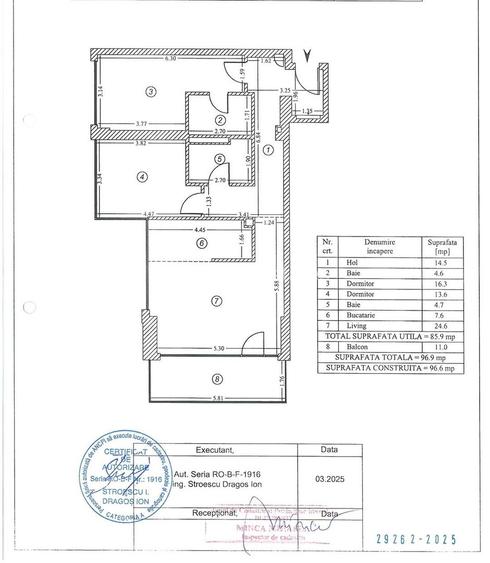 APARTAMENT 3 CAMERE | 97 MP | ETAJ 1 |TERASĂ 11 MP I PARCARE DUBLA - 1