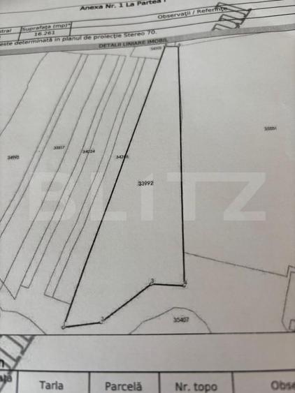 Oportunitate unică de investiție-teren extravilan 16.261 mp, zona Montană Frasin