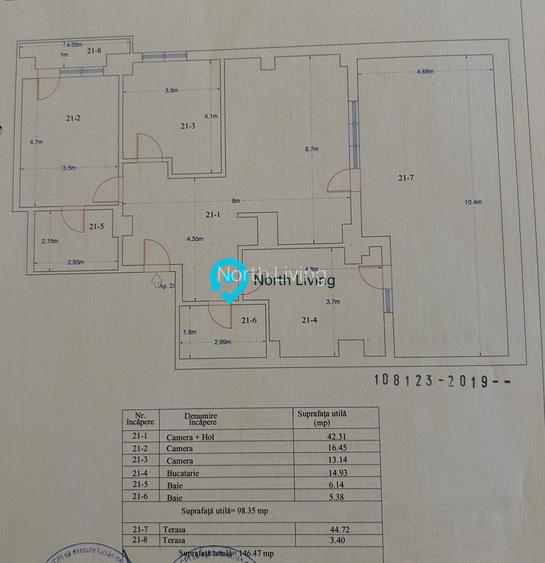 Penthouse 3 camere + terasa | Titan - 14