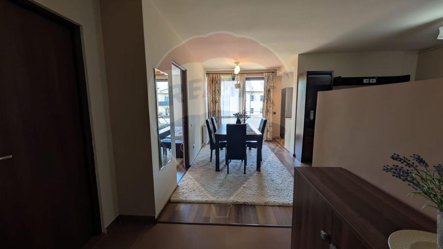 De închiriat 2 camere, 48mp + balcon, etaj 2, Teilor, Floresti