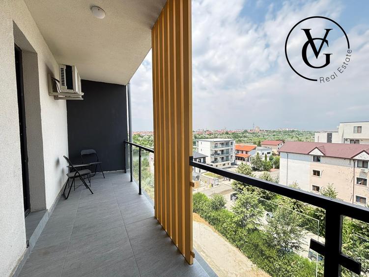 Studio mobilat modern - vedere catre lac - Complex Sea Breeze