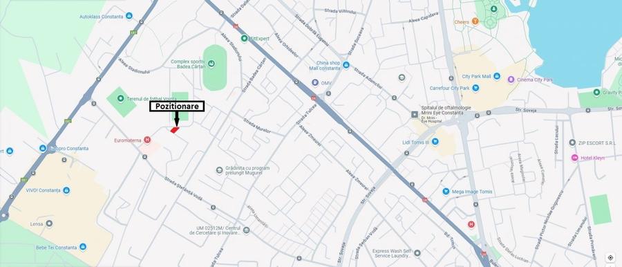 Tomis Nord – Teren 847mp cu dubla deschidere COMISION 0%