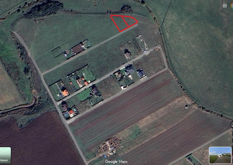 Parcele de teren 442 mp si 520 mp Sanpetru Str. George Cosbuc