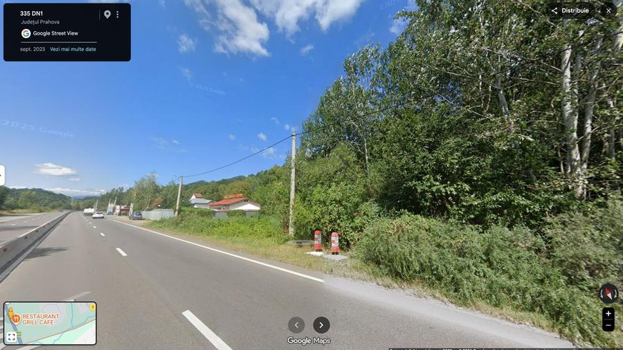 Teren 5.000 Mp situat chiar pe DN1 cu deschidere 50Ml directa la dn1