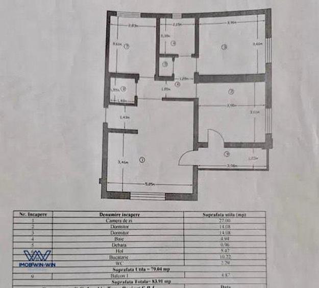 Apartament 3 camere, Găvana Platou– mobilat, utilat!