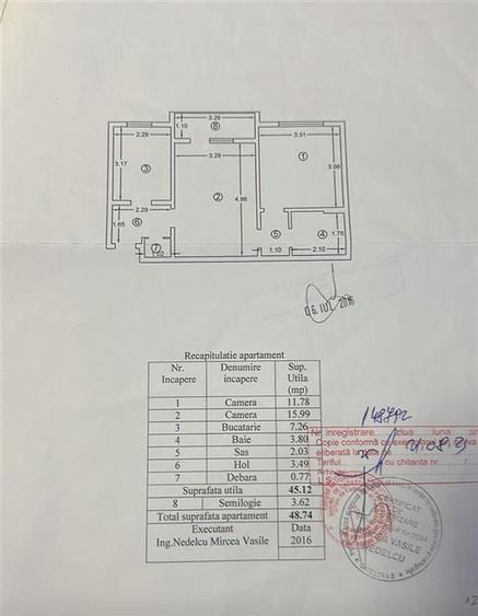 Apartament 2 camere Tatarasi