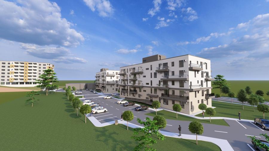 APARTAMENT cu 2 camere, 59 mp, ETAJ 2, Complex TUDOR VLAD RESIDENCE;