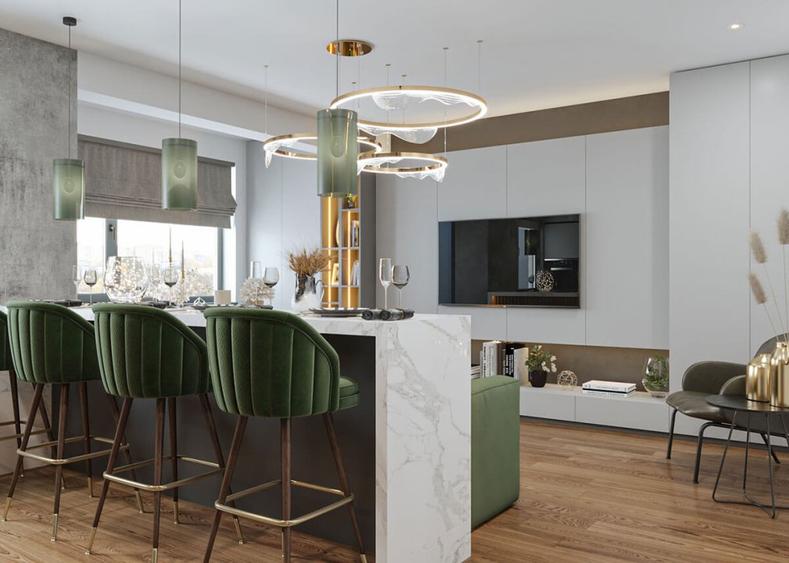 Apartament cu 1 camera LUXURY, incalzire in pardoseala - 4 statii pana la UMF