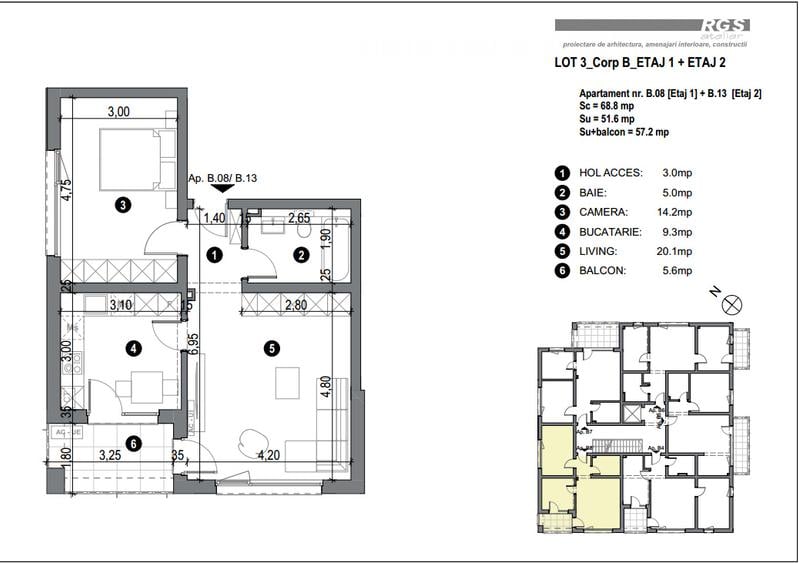Apartamente 1-2 sau mansarda, suprafete 40-60mp, Complex rezidential Comision 0