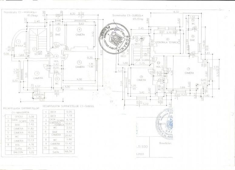 Vila solida, D+P+ Et 1 +  M, Ultracentral- Bulevard - 4