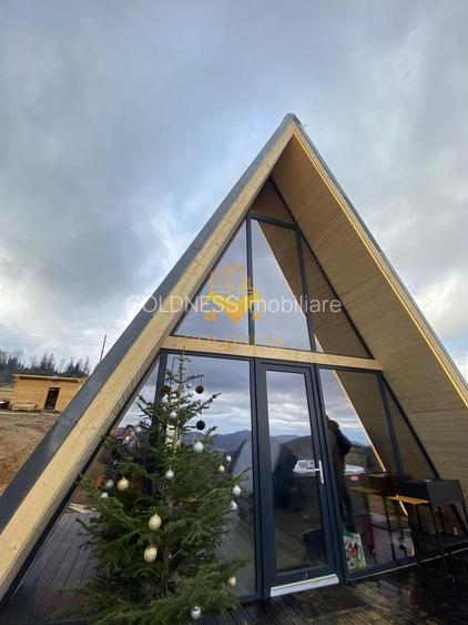 Afacere la cheie! Minicomplex 2 cabane A-frame, teren 1250mp, Vladeasa - 8