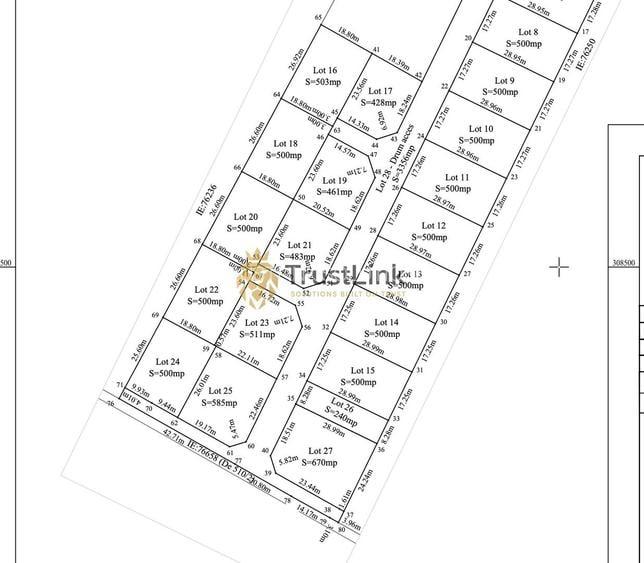 Teren intravilan de vânzare Berceni Vidra | 500–650 mp | curent la lot - 4