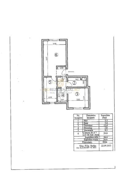 Apartament 2 camere de inchiriat, Str. Biruinte, Penny, Metrou - 14