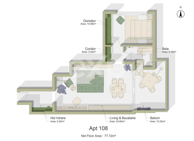 Apartament 2 camere - Intabulat - Predare la cheie - Sibbiu - 4