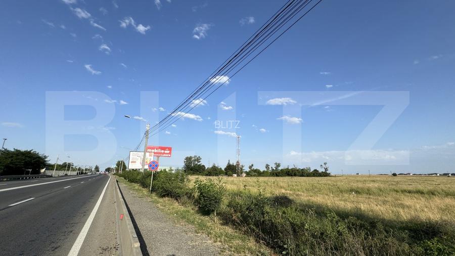 Teren intravilan 42.000 mp, deschidere 133 m la DE574, zona Aeroportului - 2