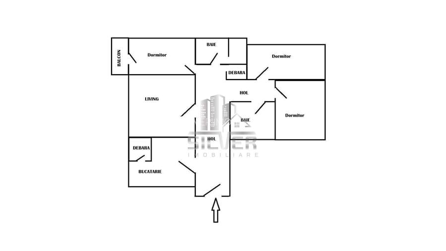 Apartament 4 camere dec./81.6 mp/cartier Manastur. - 11
