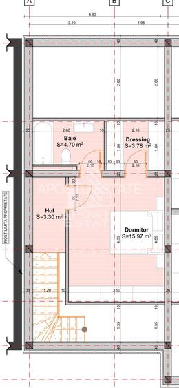 Penthouse cu scara interioara deosebita, 3 camere si 2 bai langa Lidl. - 2