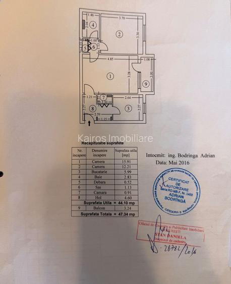 Apartament 2 camere cu balcon-Drumul Taberei 35- Metrou în fața bloc - 23