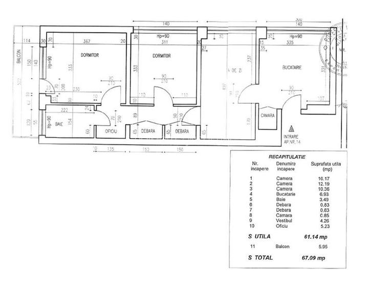 Apartament 3 camere Iancului, aproape metrou, centrala proprie! - 12