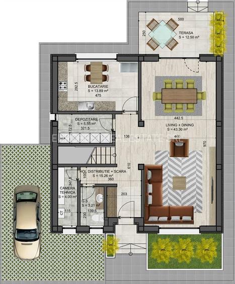 Otopeni, Mcdonalds, vanzare vile unifamiliale, P+1+M, 260 mp utili, - 24