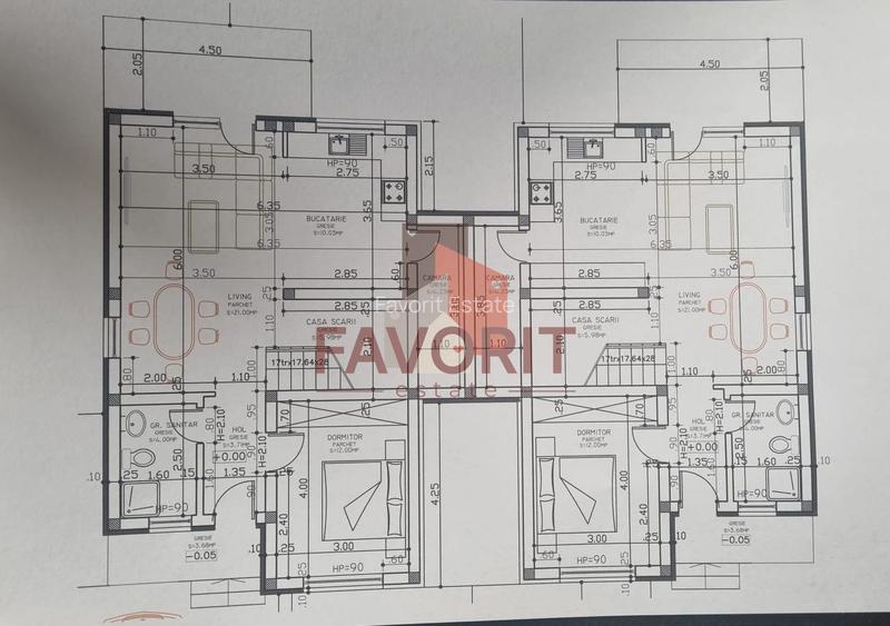 Duplex despartit | 4 camere | Asfalt si toate utilitatile | Zona excelenta - 1